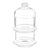 Keksdose Pasabahce Villa Patisserie Durchsichtig Glas 2 x 230 ml 9 x 16,5 x 9 cm Pralinen