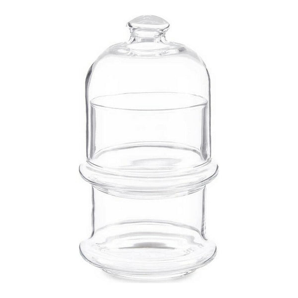 Keksdose Pasabahce Villa Patisserie Durchsichtig Glas 2 x 230 ml 9 x 16,5 x 9 cm Pralinen