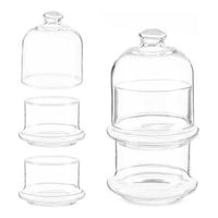 Keksdose Pasabahce Villa Patisserie Durchsichtig Glas 2 x 230 ml 9 x 16,5 x 9 cm Pralinen