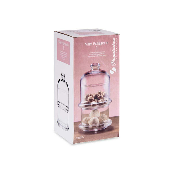 Keksdose Pasabahce Villa Patisserie Durchsichtig Glas 2 x 230 ml 9 x 16,5 x 9 cm Pralinen