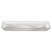 Schale Pasabahce 1120163-68153 5798222 Durchsichtig Glas Kristall 12 x 1,8 x 21,8 cm