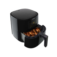 Heißluftfritteuse Philips HD9280/70 Schwarz Silberfarben 2000 W 6,2 L