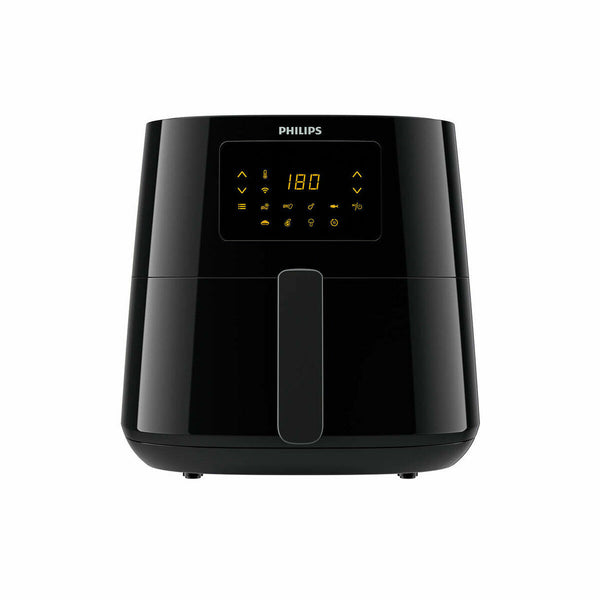 Heißluftfritteuse Philips HD9280/70 Schwarz Silberfarben 2000 W 6,2 L