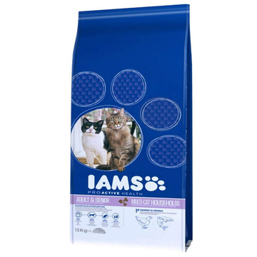 Katzenfutter IAMS Pro Active Health Adult & Senior Lachsfarben 15 kg