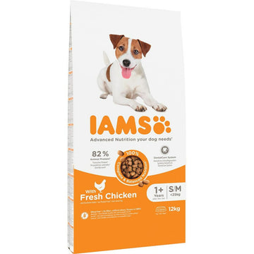 Hundefutter IAMS Vitality Adult Small & Medium Huhn 12 kg