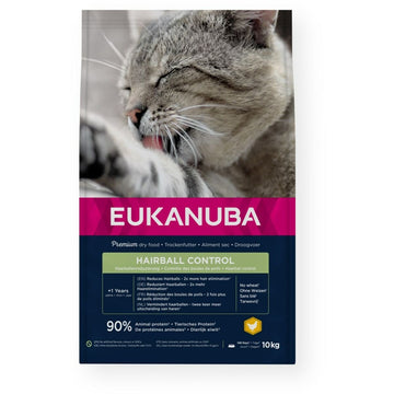 Katzenfutter Eukanuba Hairball Control Chicken Huhn 10 kg