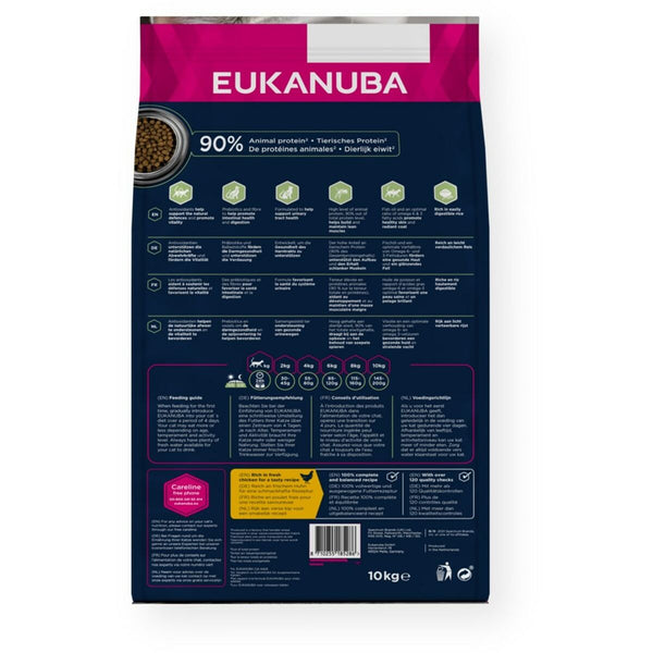 Katzenfutter Eukanuba Hairball Control Chicken Huhn 10 kg