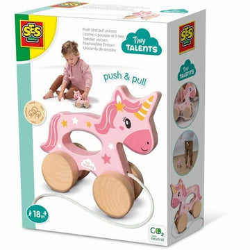 Figur mit Gelenken SES Creative Unicornio de madera 2 en 1 Einhorn