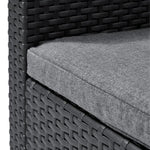 Gartenstuhl Allibert by KETER San Remo Synthetischer Rattan Dunkelgrau PP (65 x 63 x 74 cm)