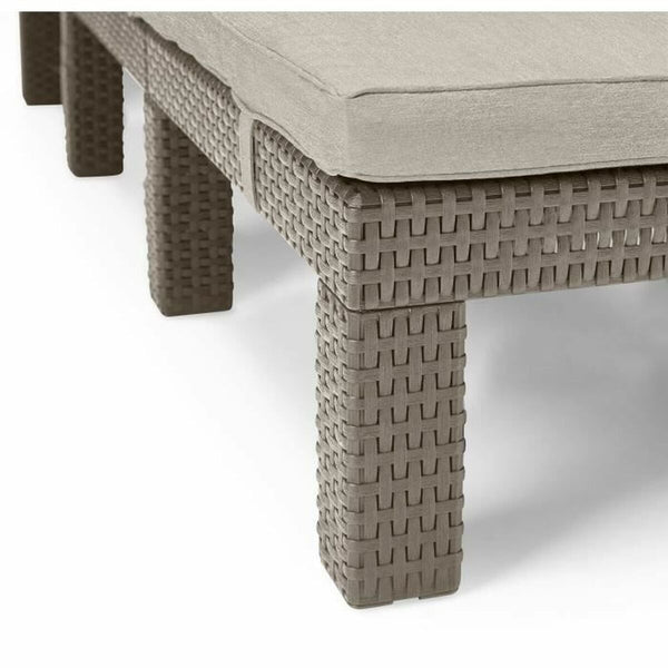 Solseng Allibert by KETER Daytona 195 x 65 x 25,5 cm Beige