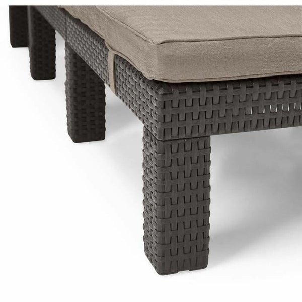 Solseng Allibert by KETER Daytona 195 x 65 x 25,5 cm Braun