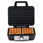 Waffeleisen Alpina 1000 W Silberfarben
