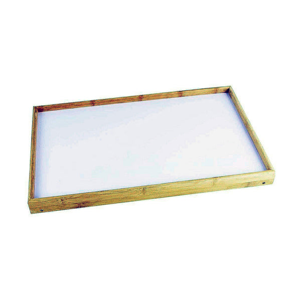 Klapptablett für das Bett Holz 50 x 30 x 22 cm