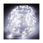 LED-Lichterkette Lumineo Silberfarben 5 m 12 m 14 m
