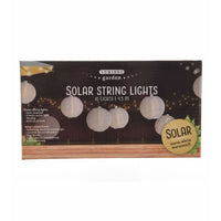 LED-Lichterkette Lumineo Außenbereich Solar Weiß (7,5 m)