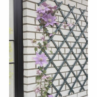 Gartenzaun Nature NATURE Anthrazit Kunststoff