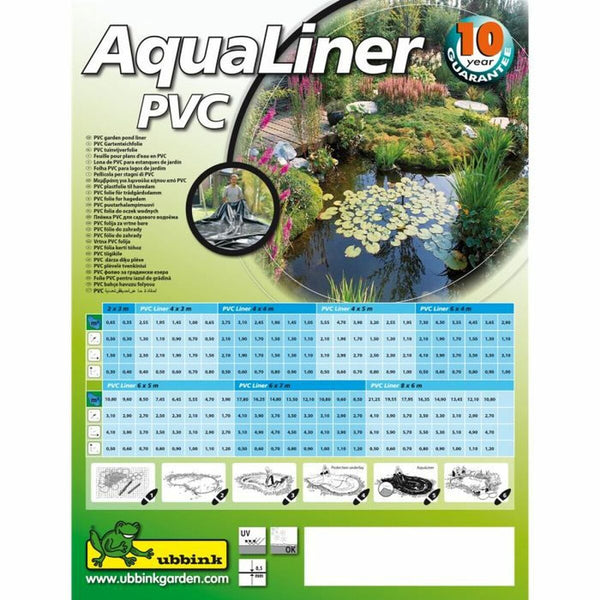 Teichfolie Ubbink AquaLiner PVC 0,5 mm 2 x 3 m