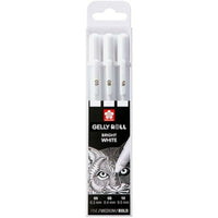 Kugelschreiber-Set Talens GELLY  Weiß (6 Stück)