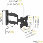 TV Halterung Nanook Full Motion Tilt 43" 19"