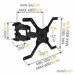 TV Halterung Nanook Wall Mount 55" 65" 40"