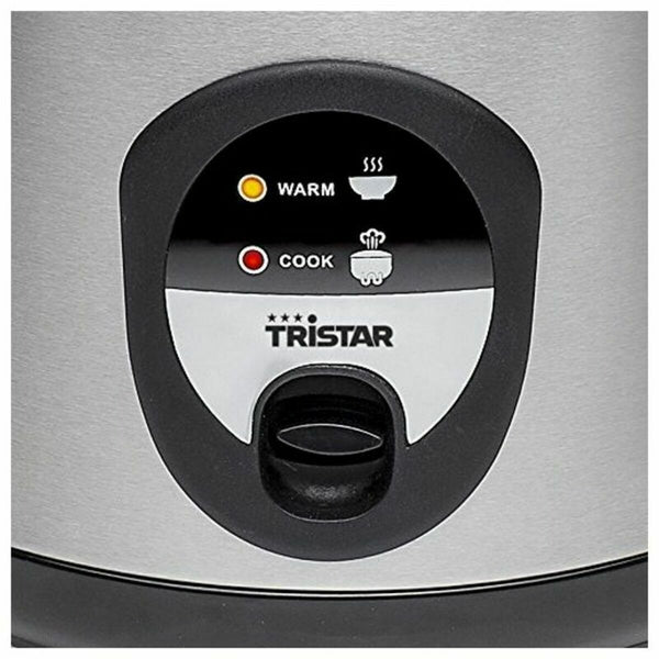 Reiskocher Tristar RK-6127 Grau Schwarz/Silberfarben Silberfarben Edelstahl 500 W