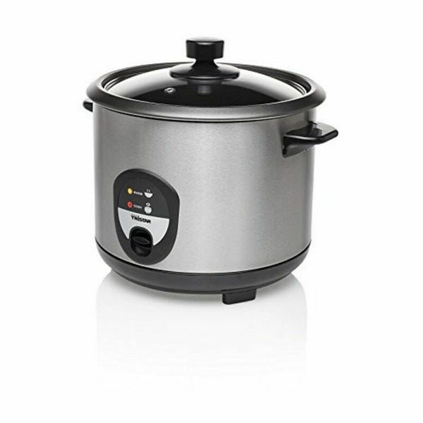 Reiskocher Tristar RK-6127 Grau Schwarz/Silberfarben Silberfarben Edelstahl 500 W