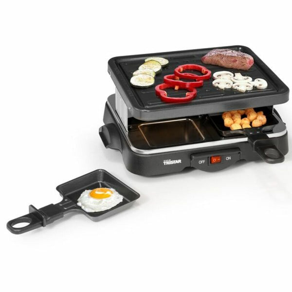 Grillpfanne Tristar RA-2949 Raclette Schwarz 500 W