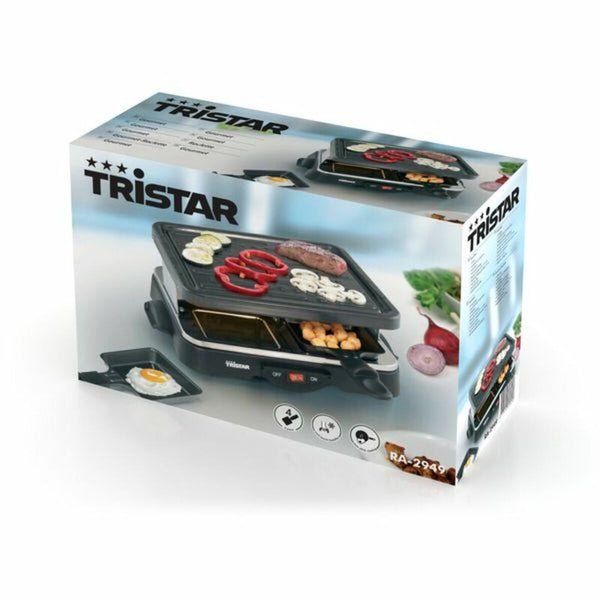 Grillpfanne Tristar RA-2949 Raclette Schwarz 500 W