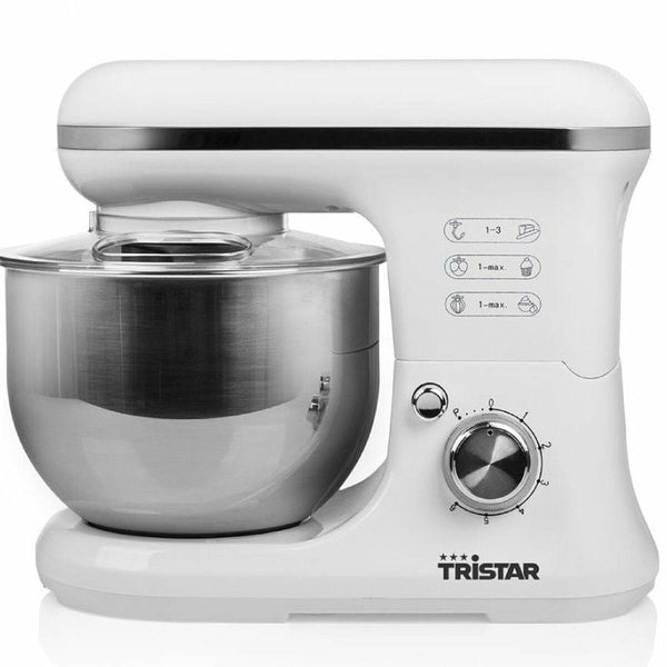 Küchen- und Knetmaschine mit Schüssel Tristar MX-4817 Weiß 1200 W 1500 W 5 L