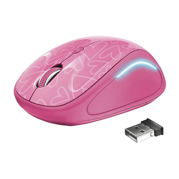 Schnurlose Mouse Trust Yvi FX Rosa