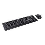 Tastatur mit Drahtloser Maus Trust TKM-350 Schwarz QWERTY
