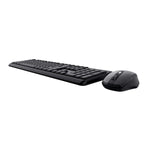 Tastatur mit Drahtloser Maus Trust TKM-350 Schwarz QWERTY