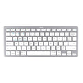 Drahtlose Tastatur Trust 24651 Qwerty US Silberfarben Schwarzweiß