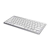 Drahtlose Tastatur Trust 24651 Qwerty US Silberfarben Schwarzweiß