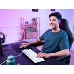 Gaming Tastatur Trust GXT 833W THADO Weiß Bunt QWERTY Qwerty US