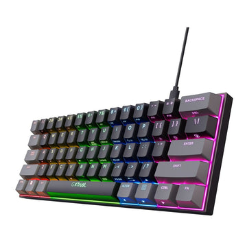 Gaming Tastatur Trust GXT 867 Acira Schwarz Bunt QWERTY Qwerty US