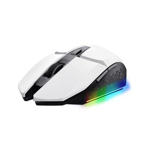 Mouse Trust FELOX GXT WIRELESS 800 Weiß Schwarz 4000 dpi