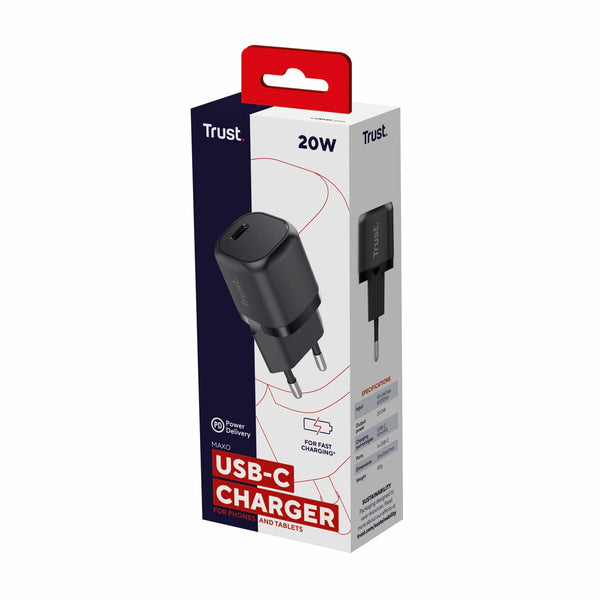 Wandladegerät Trust 25174 Schwarz (1 Stück)