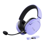 Gaming Headset mit Mikrofon Trust 25305 Schwarz Bunt Purpur