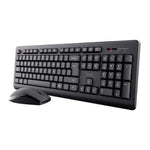 Tastatur mit Drahtloser Maus Trust Primo Schwarz Qwerty Spanisch