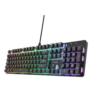 Gaming Tastatur Trust GXT 871 Zora Schwarz Bunt QWERTY Qwerty US