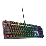 Gaming Tastatur Trust GXT 871 Zora Schwarz Bunt QWERTY Qwerty US