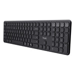 Drahtlose Tastatur Trust Vaiya Schwarz QWERTY Qwerty US