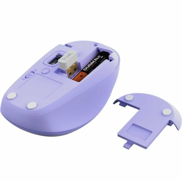 Schnurlose Mouse Trust Yvi+ Purpur 1600 dpi