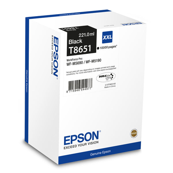 Original Tintenpatrone Epson C13T865140 Schwarz