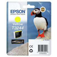 Original Tintenpatrone Epson T3244 Yellow Gelb Schwarz