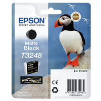 Original Tintenpatrone Epson C13T32484010 Schwarz Matte Hinterseite