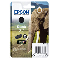 Original Tintenpatrone Epson Cartucho 24 negro Schwarz