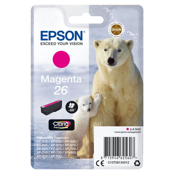 Original Tintenpatrone Epson C13T26134012 Magenta