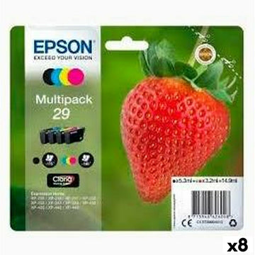 Original Tintenpatrone Epson XP 235 332 335 432 435 Schwarz/Zyanblau/Magenta/Gelb 4 Stücke (8 Stück)